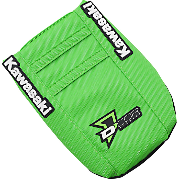 D'COR VISUALS 0821-3271 30-20-483 Seat Cover green - kx '19-'25