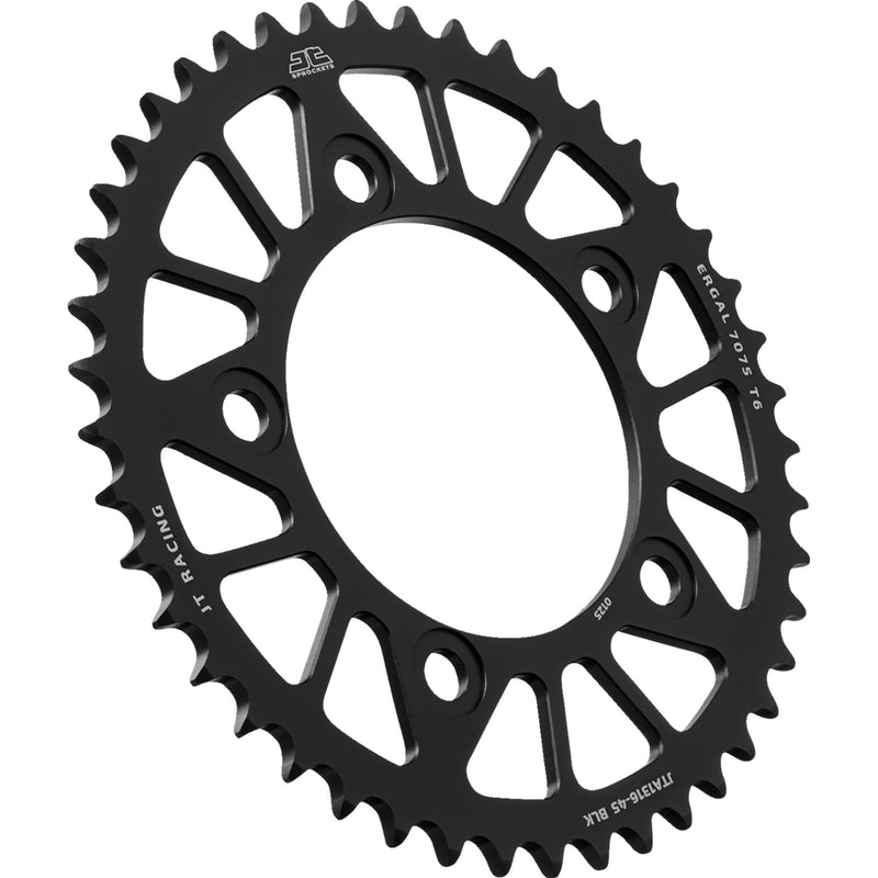 JT SPROCKETS 1211-2903 JTA1316.45BLK Aluminum Rear Sprockets Rear Sprocket - Aluminum - 45 Tooth - Black - Honda