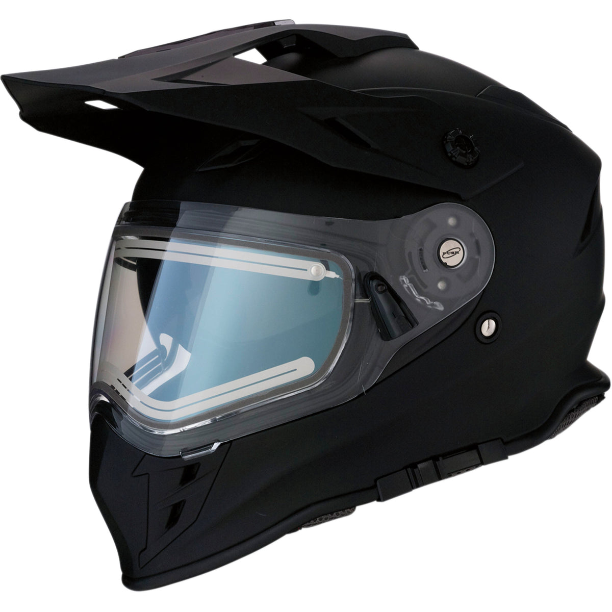 Z1R Range 2.0 Snow Electric Dual Pane Helmet - Black — SpazCycle
