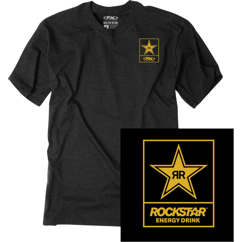 FACTORY EFFEX Rockstar Lockup T-Shirt Black