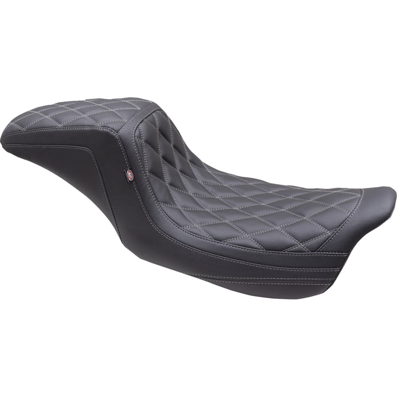 Mustang Squareback Seat - 75299GM For Harley Touring 2008-2025