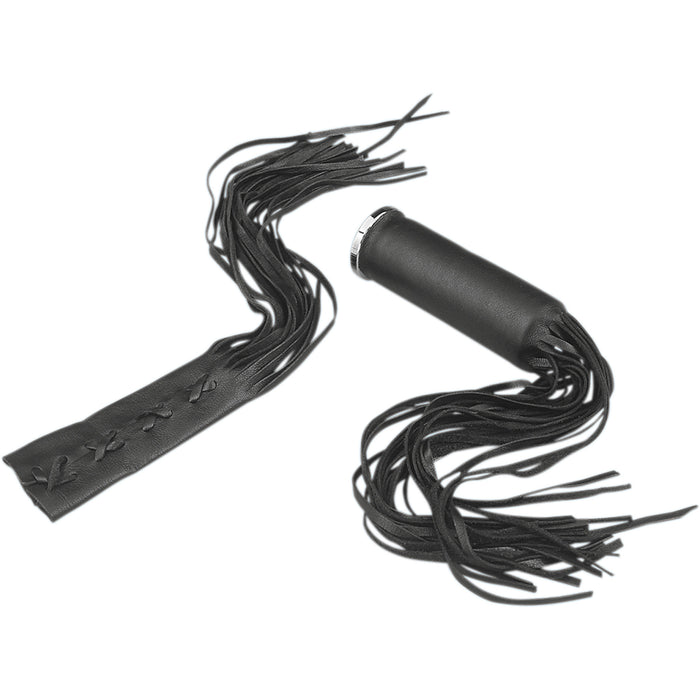 DRAG SPECIALTIES DS-243060 Fringed Leather Grip Covers Grip Covers - Fringe - Rubber Grip