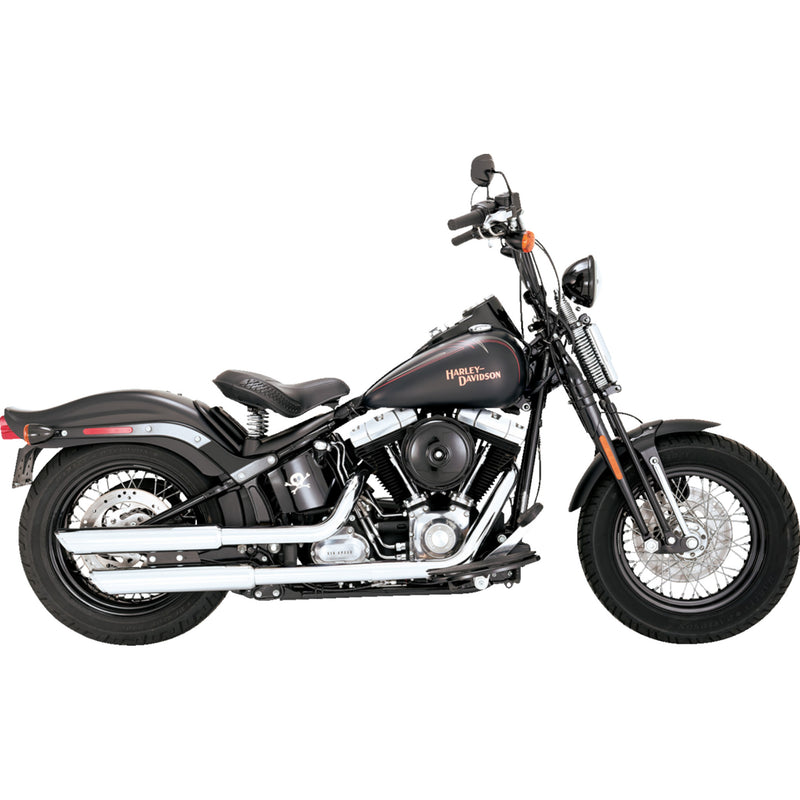 Vance & Hines Twin Slash Muffler - 16842 For Harley Softail 2007-2009