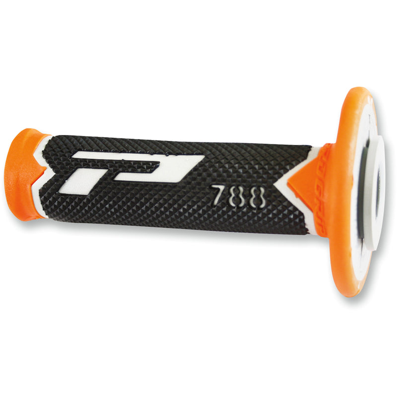 PRO GRIP 0630-0336 PA078800TGAC Cross Triple Density 788 Grips Grips - 788 - Gray/Orange/Black