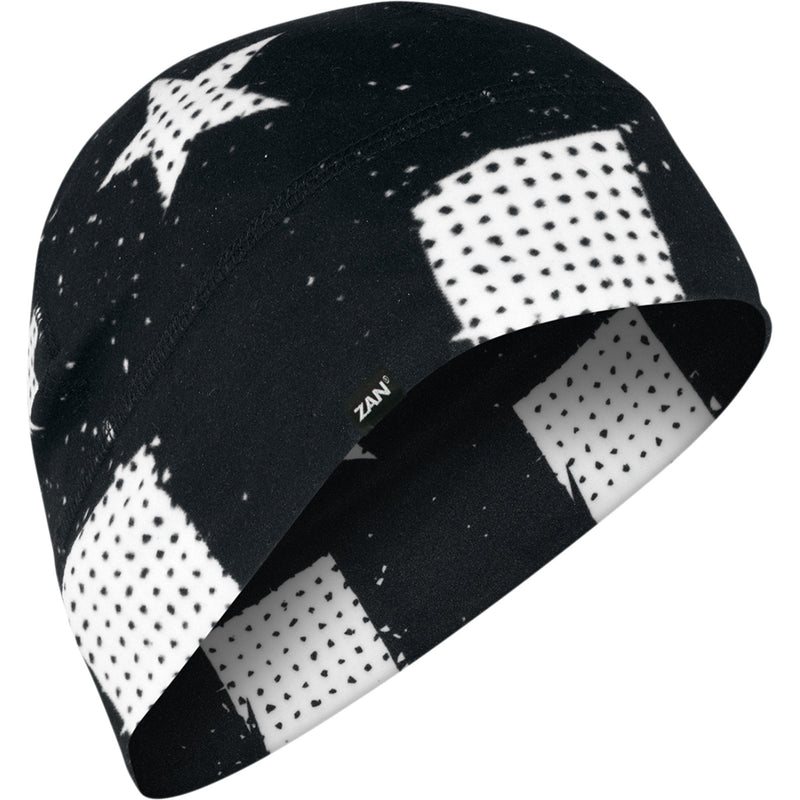 ZAN HEADGEAR 2501-3811 WHLL091 SportFlex® Beanie black & white flag