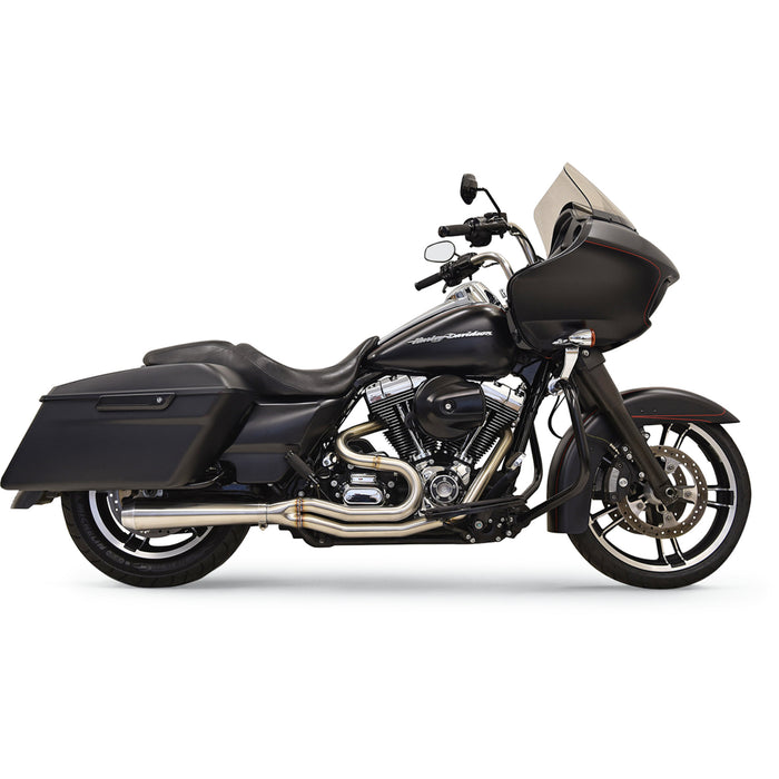 BASSANI XHAUST 1800-2172 1F12SS Road Rage III 2:1 Exhaust System - Stainless Steel - Megaphone