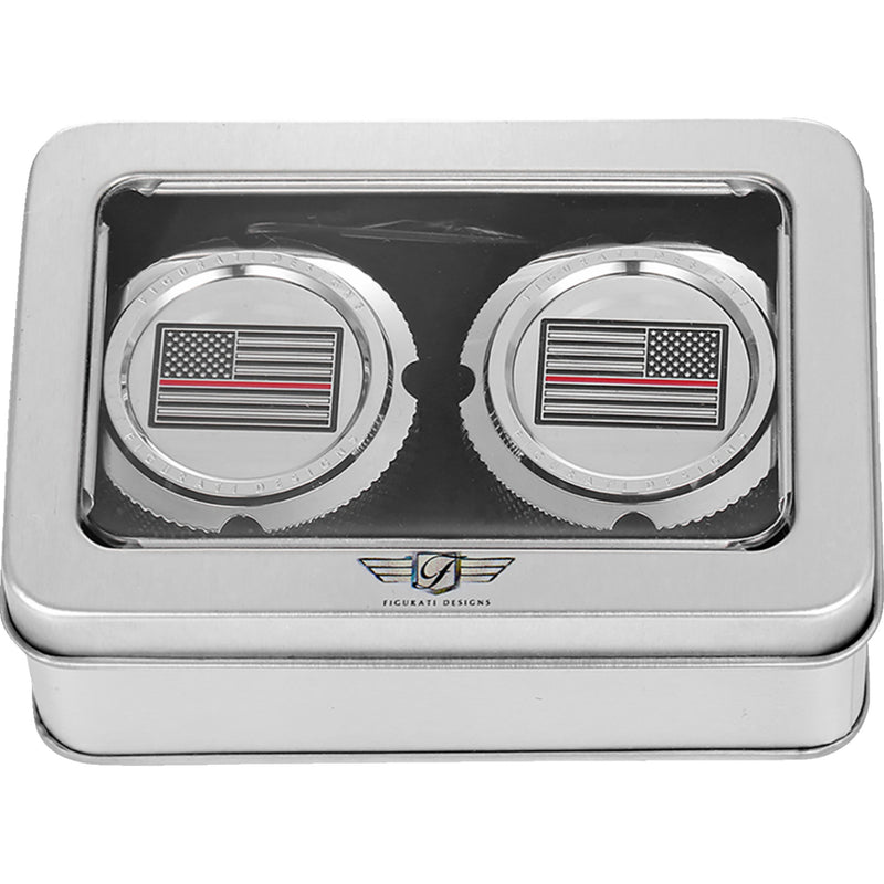 Figurati Designs Axle Nut Cover - FD73-FAC-SS For Harley Motorcycles 2002-2022