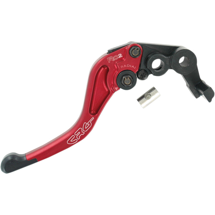 CRG 0614-0608 2RN-521-H-R RC2 Shorty Brake Lever Brake Lever - RC2 - Short - Red