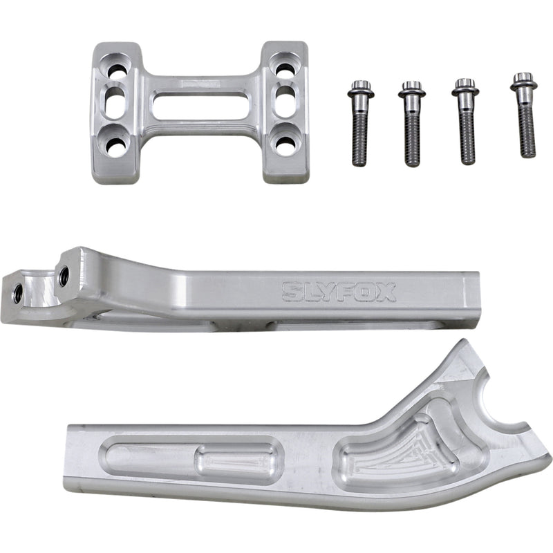 SLYFOX 0602-1164 TM-SLY11 Handlebar Riser Kit - Pullback - 8" - Raw