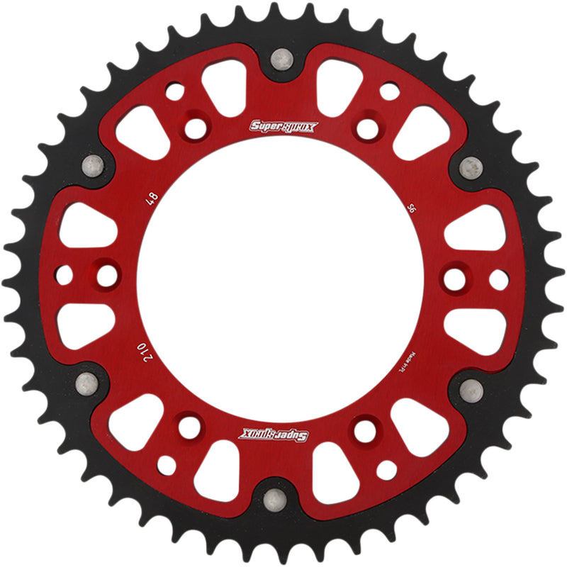 SUPERSPROX 1210-1974 RST-210-48-RED Stealth Rear Sprocket 48 tooth - red - honda