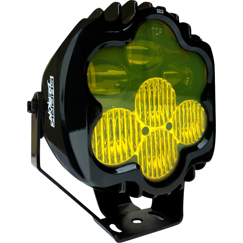 Custom Dynamics Shark Demon™ Auxiliary Light - SD2-OR-Y For Polaris UTVs 2011-2026 | Can-Am Commander / Maverick 2021-2026 | Honda UTVs 2016-2025