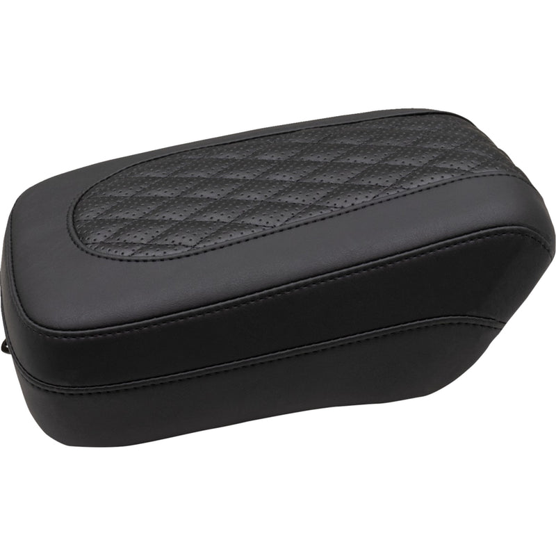 Mustang Squareback Passenger Seat Passenger Black Diamond Stitch - 88202 For Indian 2022-2024