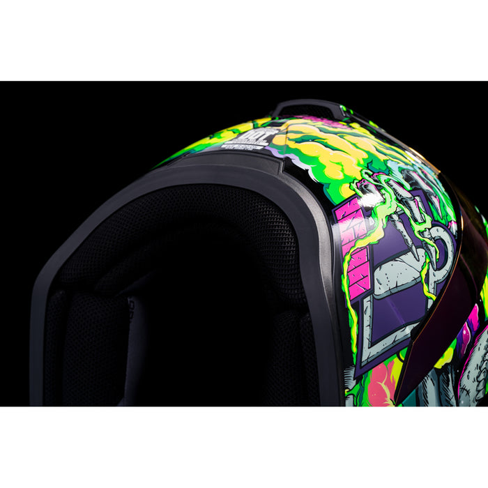 ICON 0101-16029 Airform™ Hippy Dippy Helmet Airform™ Helmet - Hippy Dippy - Purple - 2XL