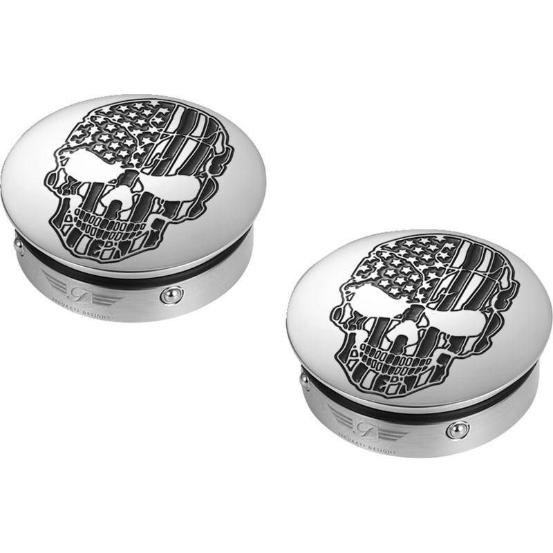 Figurati Designs Cover - FD27-SS-SKUL-CC For Harley Motorcycles 1980-2026