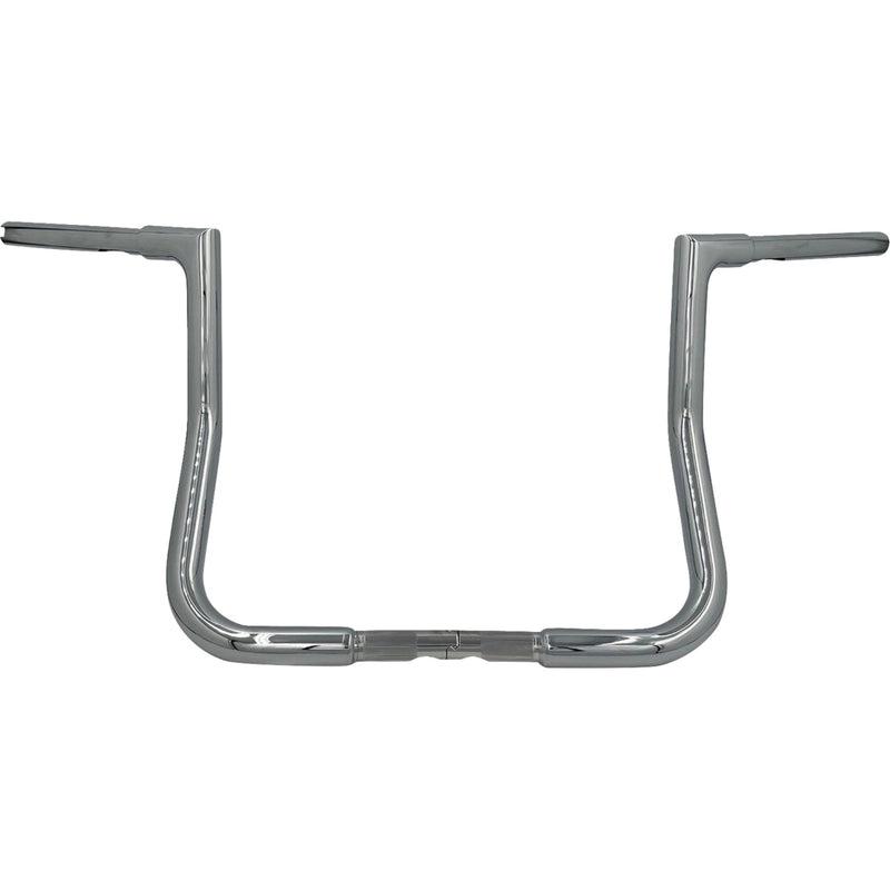 FAT Baggers INC. 1-1/4" EZ Install Flat Top Handlebar Reduced Reach 13" Chrome - 705013 For Harley Touring 2008-2025