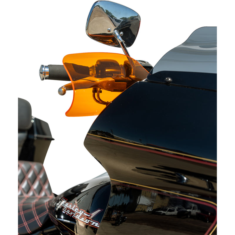 KLOCK WERKS 0635-2811 KWS-01-0125-HC Flare® Handguards harley-davidson hydraulic clutch - orange ice