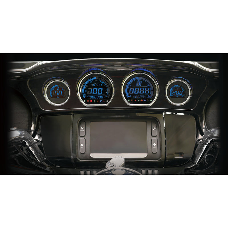 Koso North America HD-03 Gauge Kit - BA064902 For Harley Touring 2014-2023