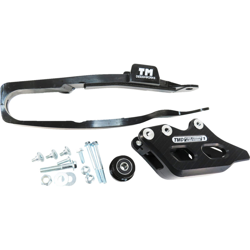 T.m. Designworks Chain Guide And Slider Kit - YCP-OR9-BK Yamaha YZ 450 2023