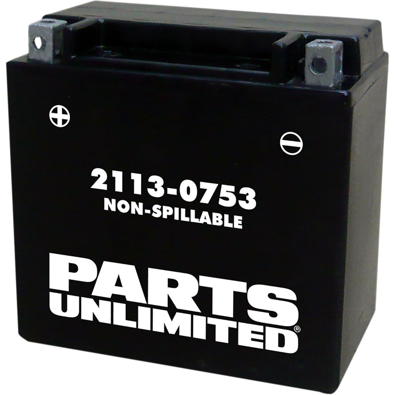 Parts Unlimited Battery - 2113-0753 For BMW Motorcycles 2007-2022 | Kawasaki Motorcycles 1995-2018 | Aprilia Motorcycles 2007-2017