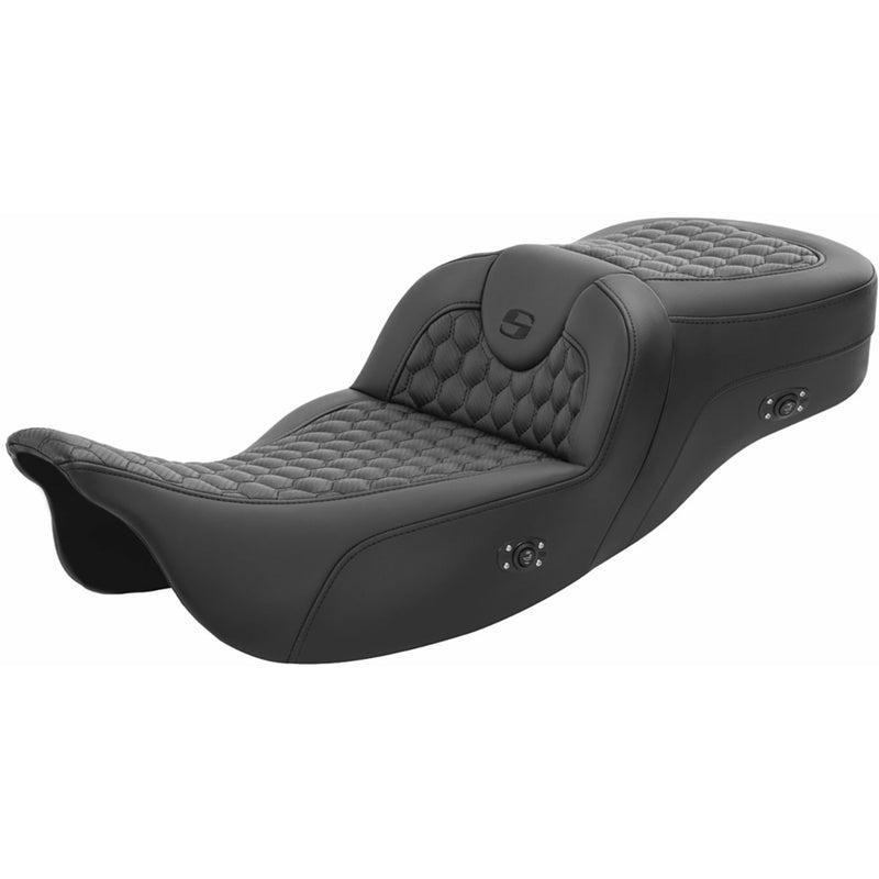 Saddlemen Roadsofa™ Seat - 808-07B-190HCT For Harley Touring 2008-2025