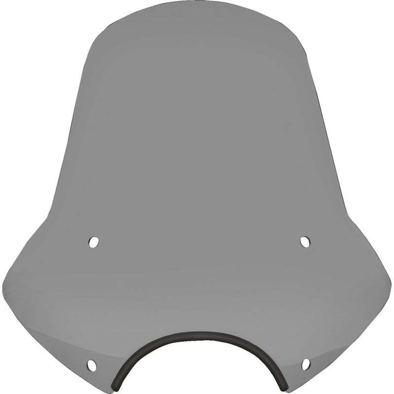 MEMPHIS SHADES 2313-0340 MEP54812 Speed Demon Windshield - Speed Demon Sportshields - 19" - 9" Headlight Cutout - Black Smoke
