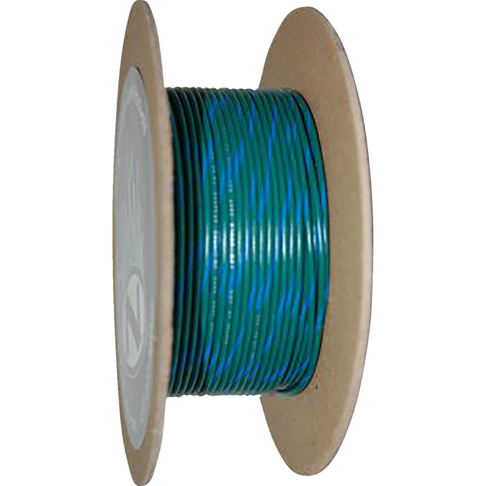 NAMZ 2120-1320 NWR-56-100-20 OEM Color Wire Spool 100' Wire Spool - 20 Gauge - Green/Blue