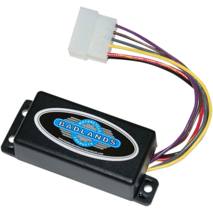BADLANDS 7808-1029 ATS-03-A Self-Canceling Turn Signal Module Auto-Cancel - Turn Signal - 6-Pin Plug - AMP-Style
