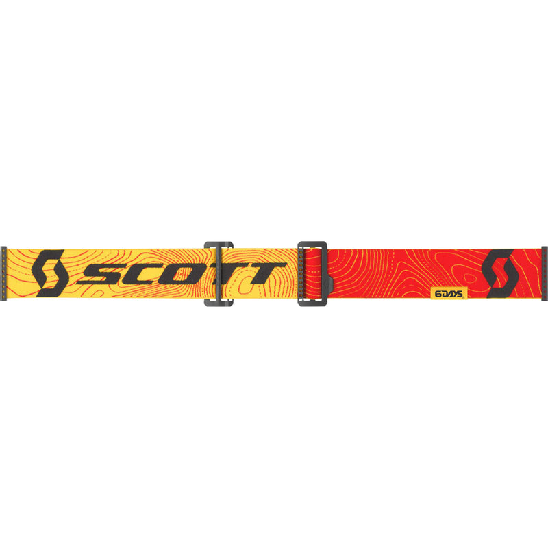 SCOTT 2601-3808 423028-1648289 6DAYS® Spain Prospect Goggle Prospect Goggle - 6DAYS® Spain - Red/Yellow - Yellow Chrome