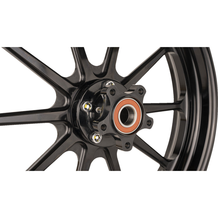SLYFOX 0201-2429 12047706RSLYAPB Track Pro Wheel - Front - Dual Disc/with ABS - Black - 17x3.5