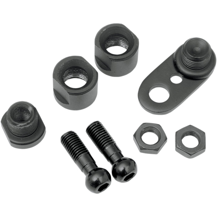 DRAG SPECIALTIES 2020-0416 Turn Signal Swivel Kit black