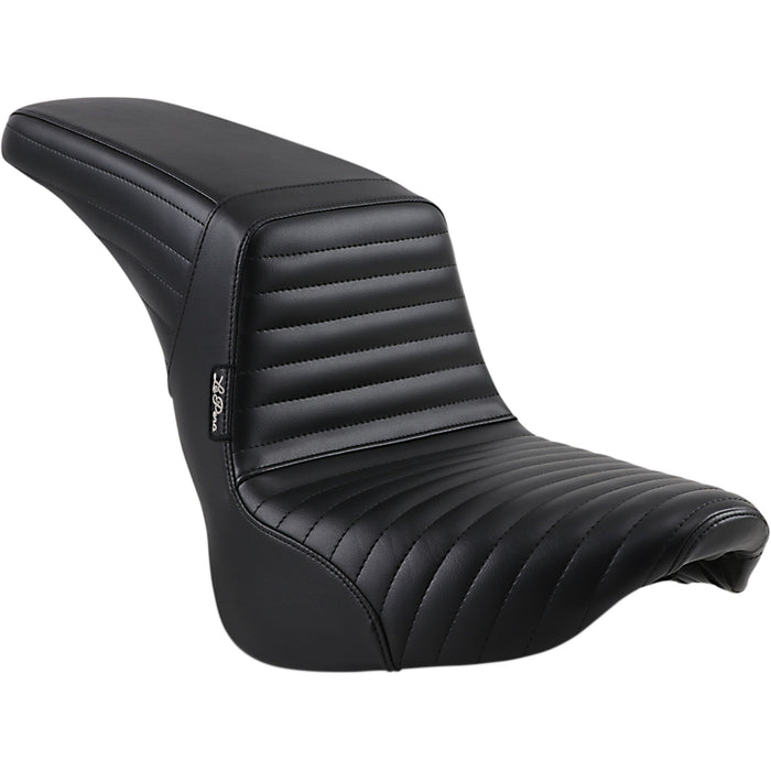 LE PERA 0802-1352 LYR-590PT Kickflip Seat — Pleated - Black - Softail '18-'23