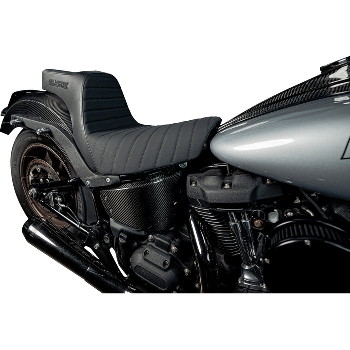 SLYFOX 0802-1656 4701A-slyfox Highnoon Seat vinyl - classic stitch - black logo - fl/fx '18-'24