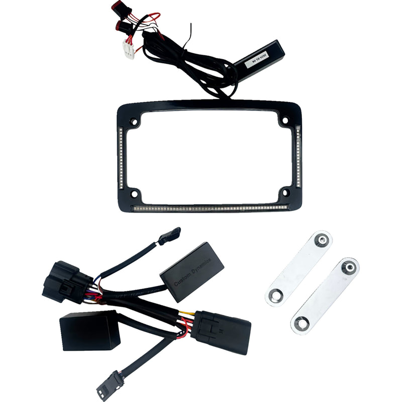 Custom Dynamics License Plate Holder - TF05-23-B For Harley Touring 2023-2026