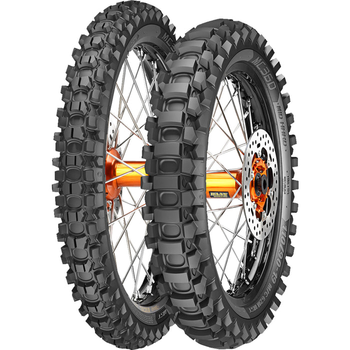 METZELER 0312-0464 4023600 MC360™ Mid-Hard Tire Tire - MC360™ Mid-Hard - R Spec - Front - 80/100-21 - 51M