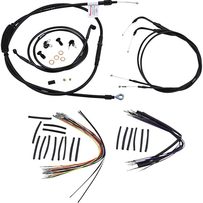 Burly Brand Complete Cable Kit - B30-1011 For Harley Softail 2000-2006