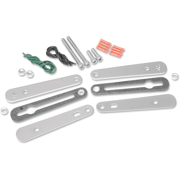 SADDLEMEN 2020-0350 2020-0350 Turn Signal Relocation Kits - Dyna - Chrome