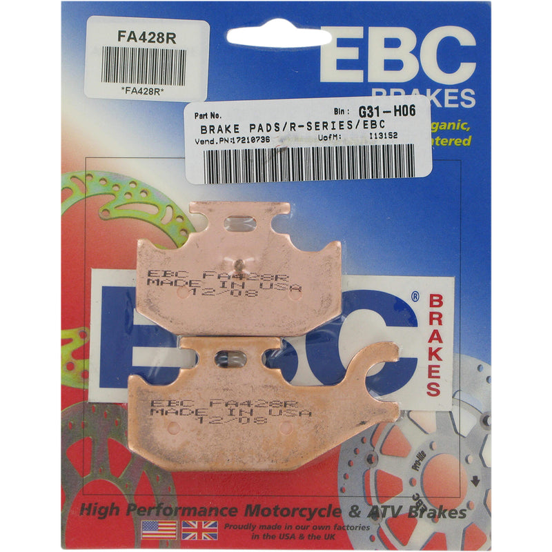 EBC Brake Pad - FA428R For Bennche Bighorn / Cowboy / Spire 2011-2016 | Massimo ATV/UTV Models 2015-2016