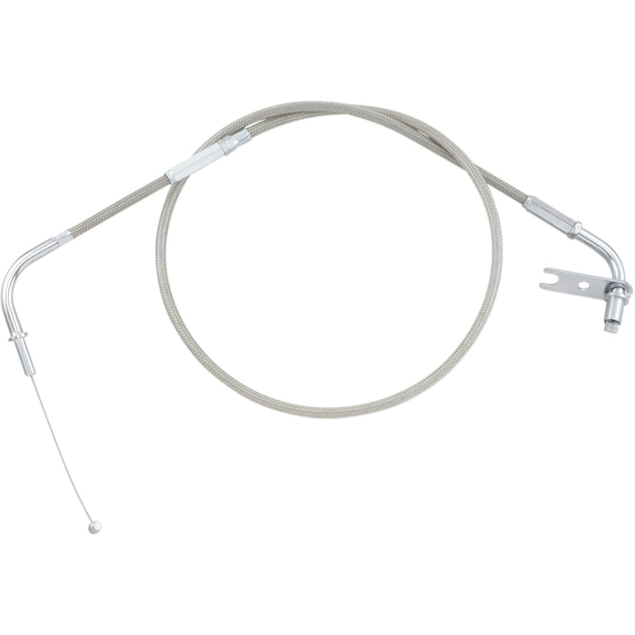 MOTION PRO MP63-0272 63-0272 Armor Coat Stainless Steel Throttle/Idle Cable for Cruisers pull - kawasaki