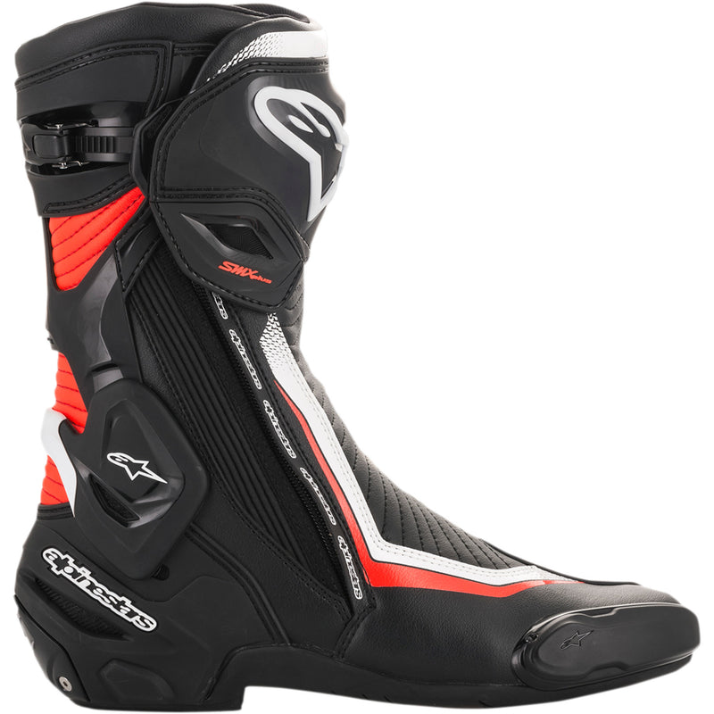 ALPINESTARS SMX Plus Boots Black/White/Red - Fluorescent US / EU