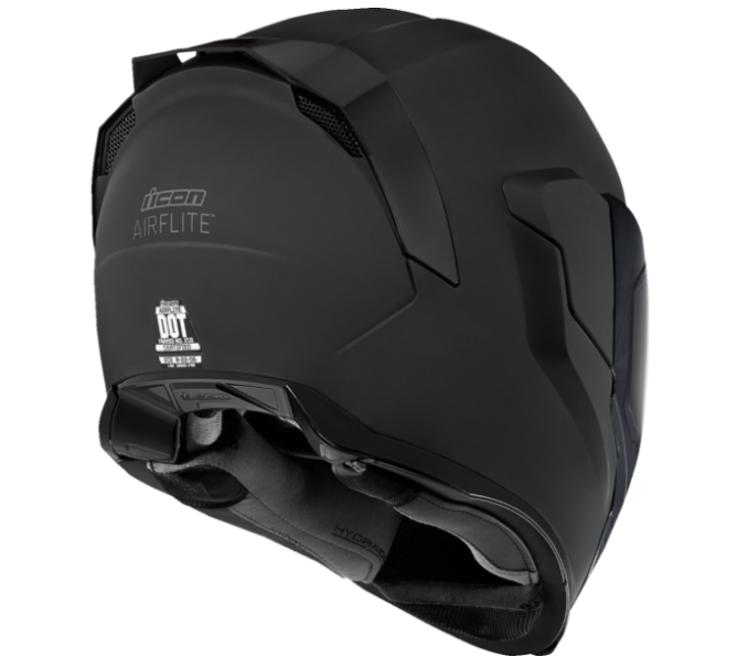 ICON Airflite™ Dark Helmet Airflite™ Helmet - Dark - Rubatone