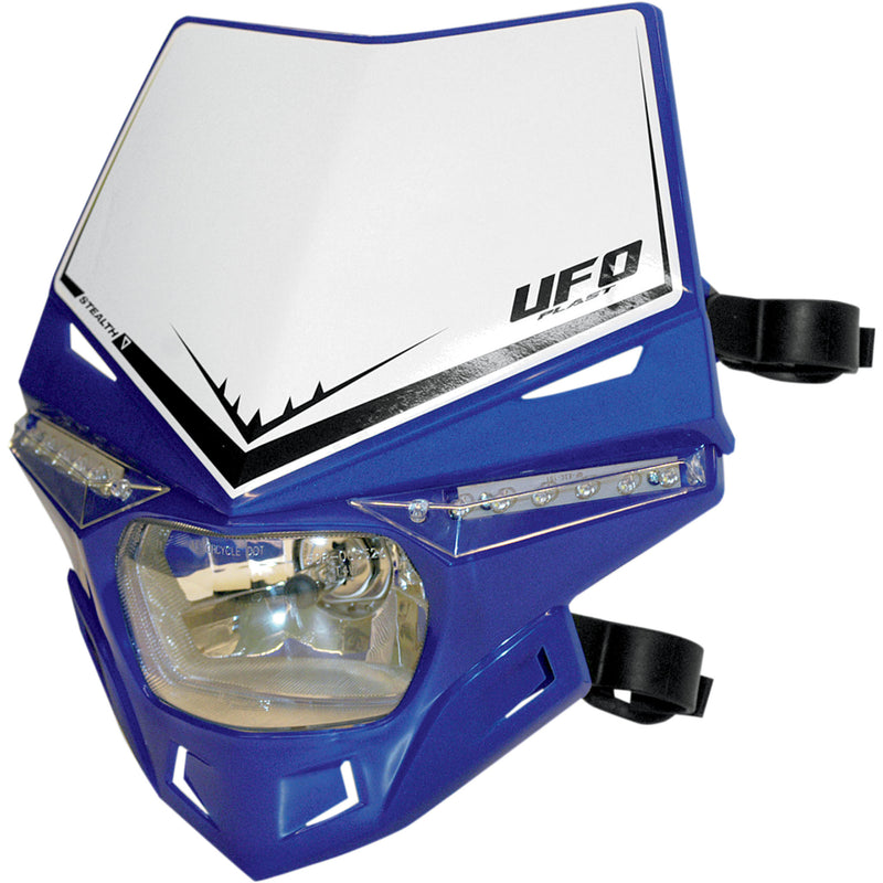 UFO 2001-0726 PF01715089 Two-Piece Stealth Headlight System Stealth Headlight - Blue