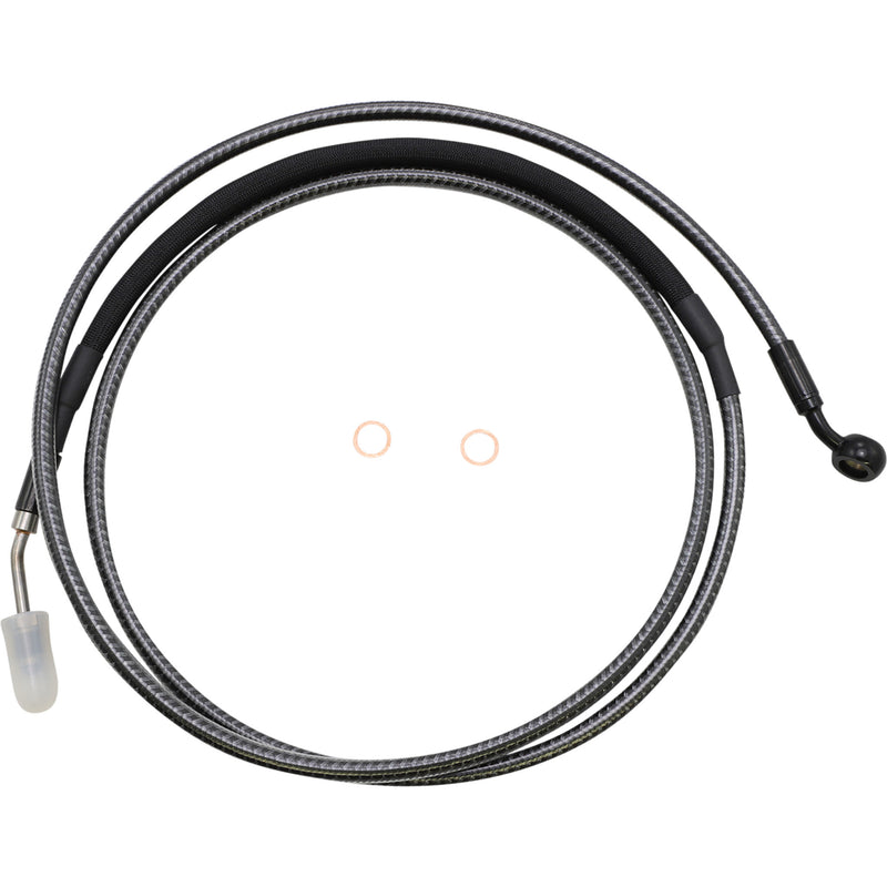 Magnum Shielding Hydraulic Clutch Line Karbonfibr - 71874 For Harley Motorcycles 2017-2021
