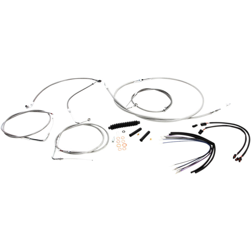 Magnum Shielding Cable Kit - 589261 For Harley Softail 2011-2014