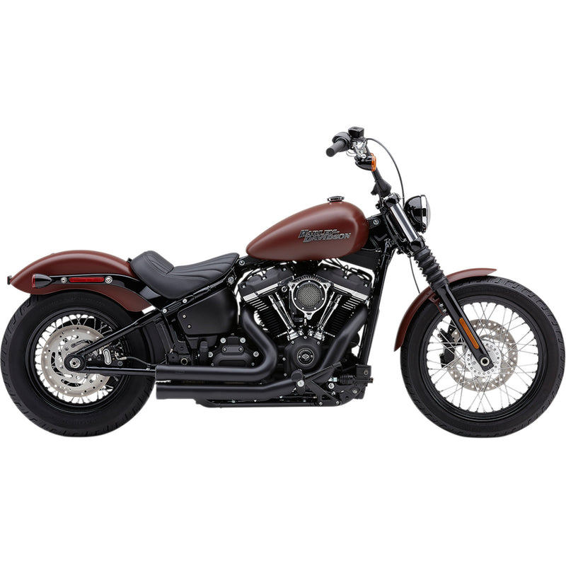 Cobra Speedster Short 2-Into-2 Exhaust System - 6712B For Harley Softail 2018-2020