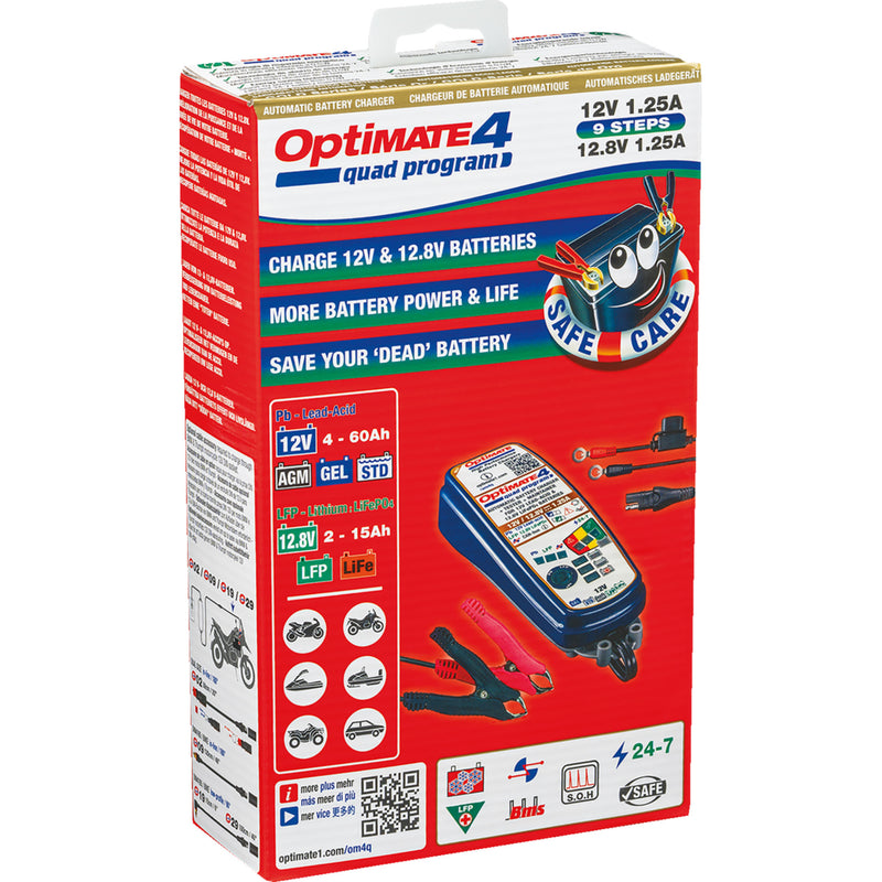 TECMATE 3807-0675 TM631 OptiMate 4 Quad Program