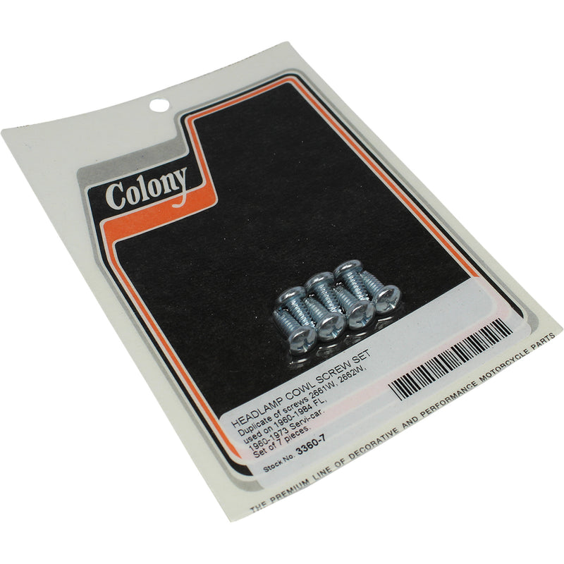 Colony Screw - 3360-7 For Harley Touring 1960-1979