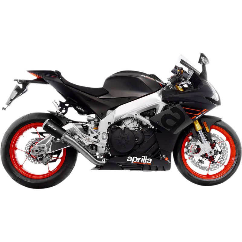 Leovince LV-10 Black Muffler - 15234BU Aprilia Tuono 2017-2019