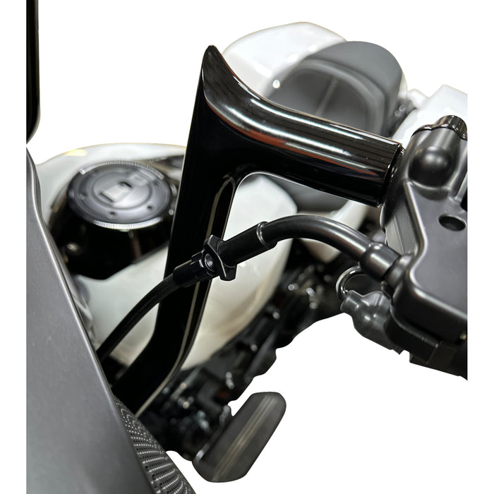 FAT BAGGERS INC. 0662-1232 108000-B EZ Install Upper Clutch Cable - FLHX/FLTR SE - Stock - Black