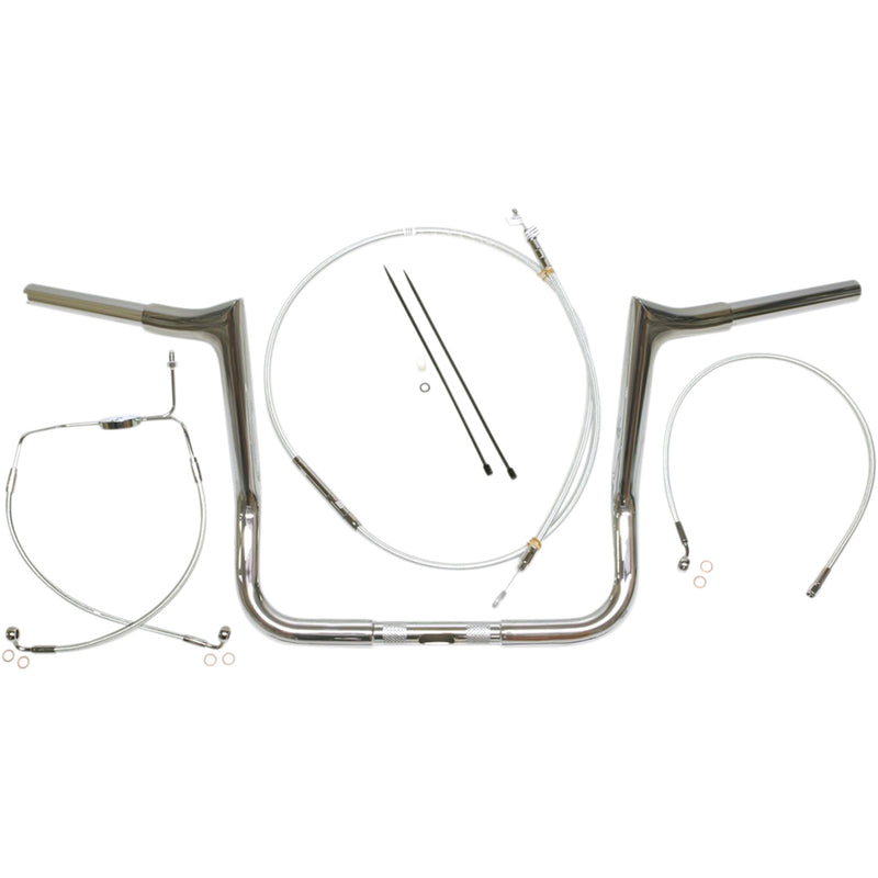 Magnum Shielding 1-1/4" Viking Handlebar Installation Kit 10" Sterling Chromite II® - 38830-410 For Harley Touring 2008-2020