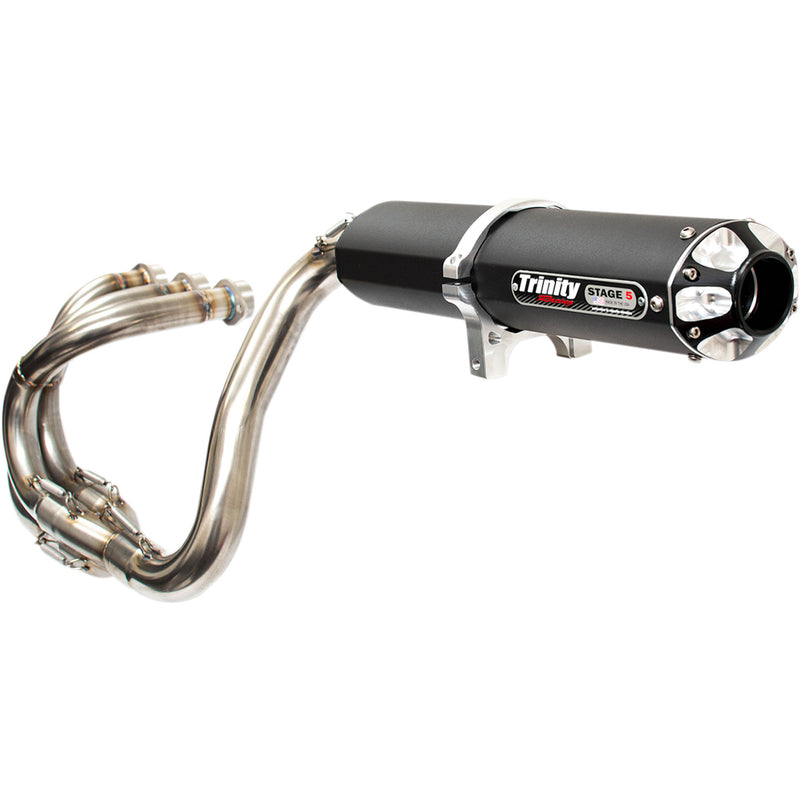 Trinity Racing Stage 5 3-Into-1 Exhaust System - TR-4155F-BK Yamaha 1000R / YXZ1000R 2016-2023